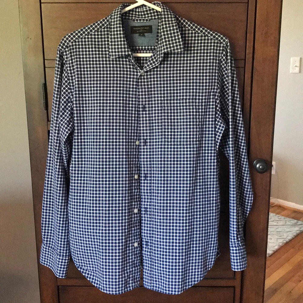 [banana republic] men’s button down